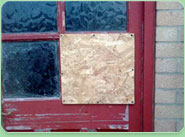 boarded up Hoyland